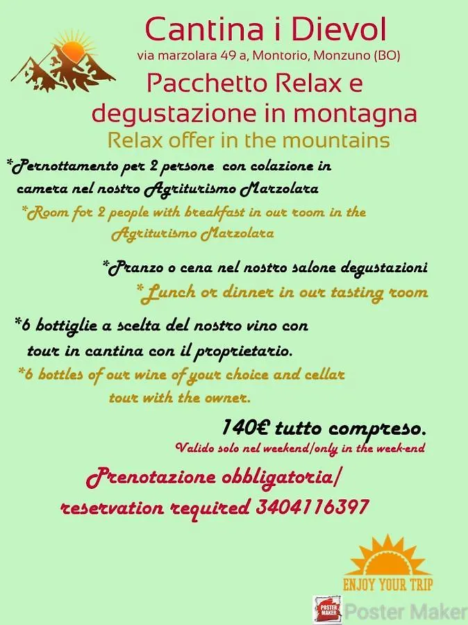 Agriturismo Marzolara. Monzuno Italia